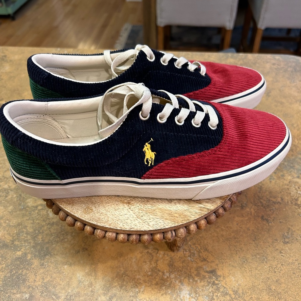Polo Ralph Lauren Keaton-Pony Multi Corduroy Sneakers